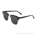 Vintage Custom Logo Women Men Acetate Cellulose Square Shades Sunglasses